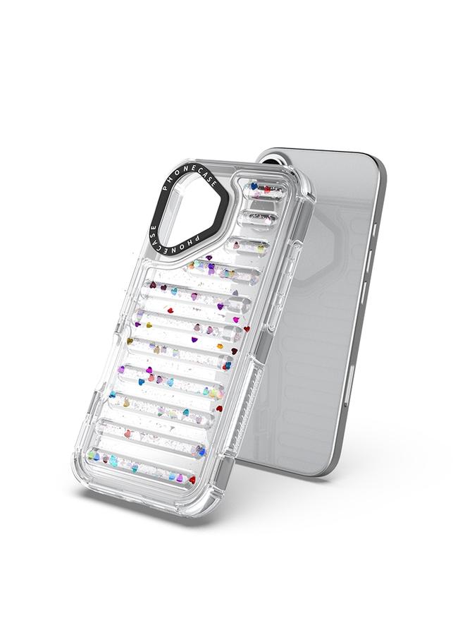 S-TOP Case For iPhone 16 Capsule Glitter TPU Hybrid PC Airbag Phone Case - Image 5