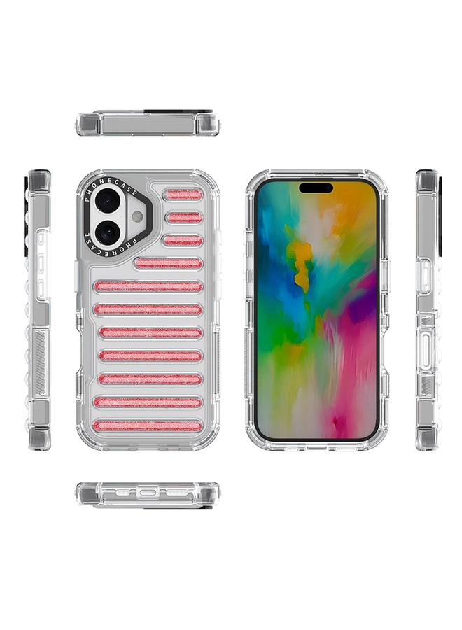 S-TOP Case For iPhone 16 Capsule Glitter TPU Hybrid PC Airbag Phone Case - Image 3