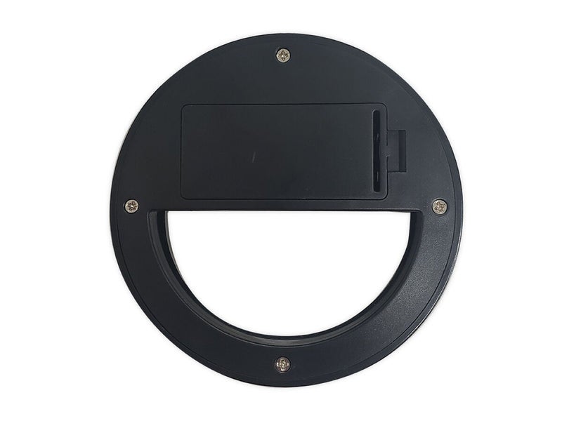 Daiso 30 SMD LED Selfie Light, Black, Portable Clip-On Phone Light for Selfies, Video Recording, Live Streaming & Photography - Image 2