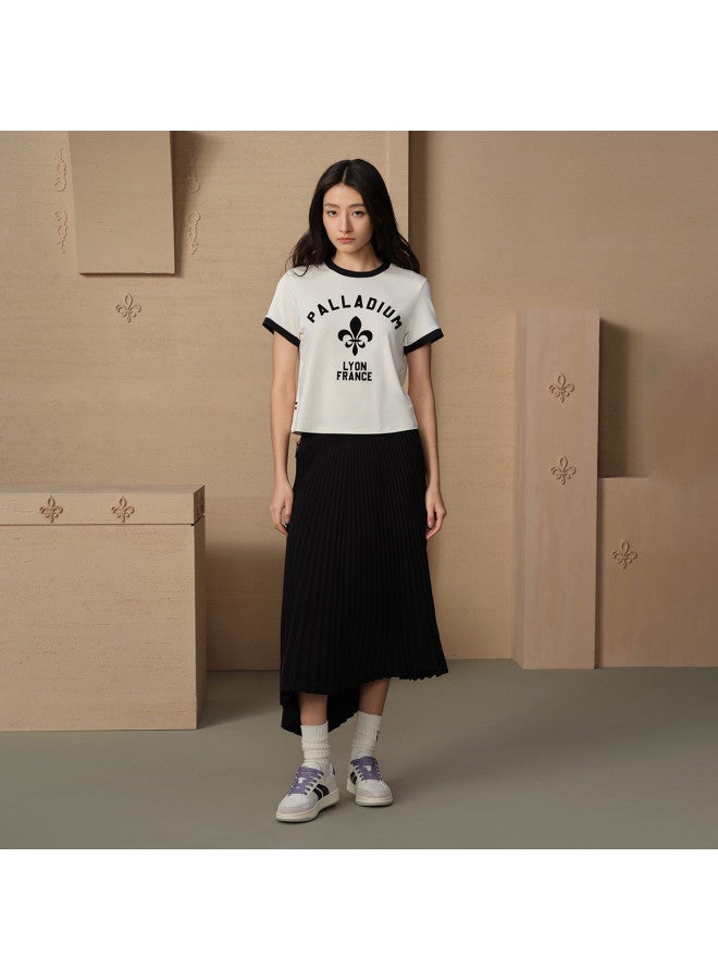 PALLADIUM Summer Midi Skirt Irregular Versatile Casual Flowy Flexible Pleated Skirt Comfortable Half Skirt Wrap Skirt - Image 3