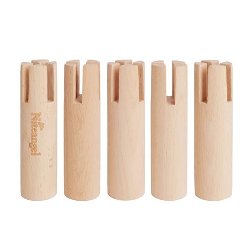 Niteangel Set of Beech Stilts for Elevating & Safely Setting Niteangel Multi-Chamber Series Maze House (Set of 4 Stilts (4.33'' H)) - Image 1