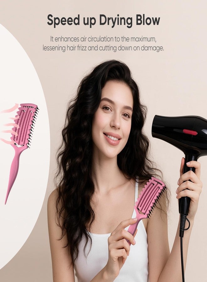 AM 8:00 AM8:00 Curl Defining Brush,Curly Hair Brush for Shaping and Separating,Adding Volume, Vented Design for Blow Drying, for Men and Women, Effortless Styling - Image 5