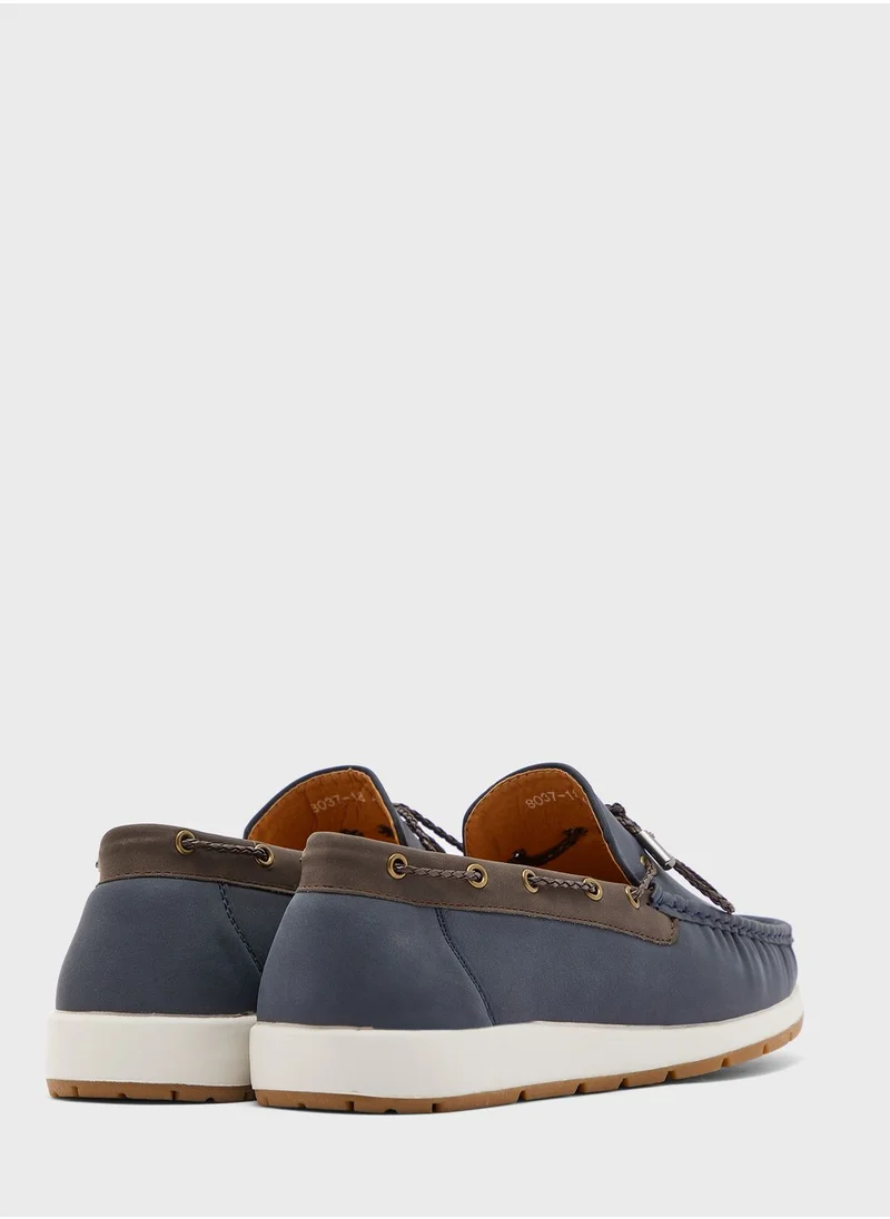 Robert Wood Faux Suede Casual Slip Ons