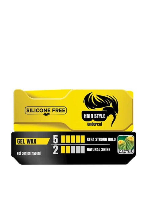 Vatika Naturals Extra Strong Hold Hair Wax | Non-Sticky | Silicon-Free & Natural Shine | Re-Stylable & Easy Wash-Off | For Men - 150ml
