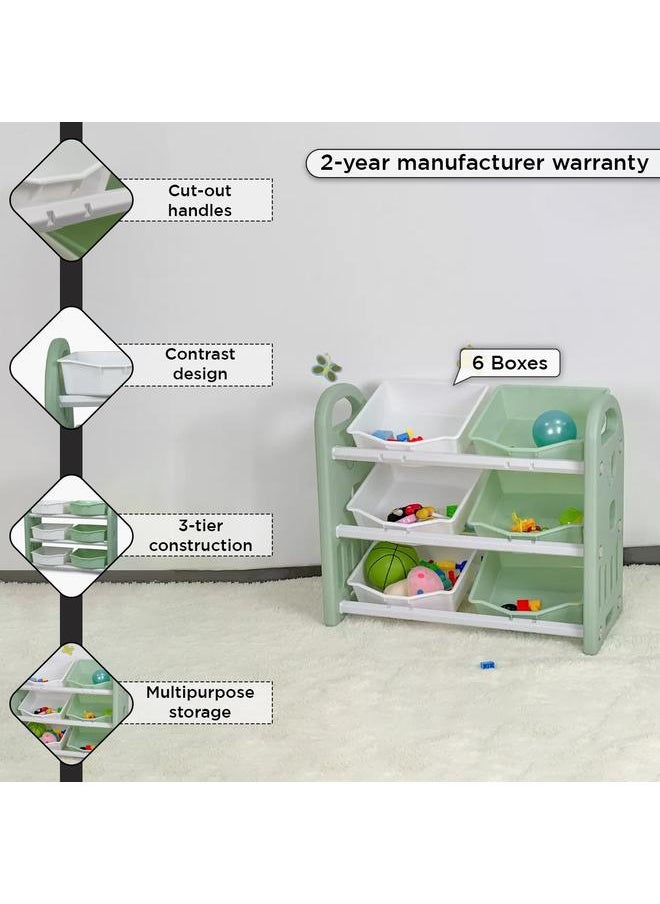 IRIS 3 Tier Toy Organiser With 6 Boxes  - Image 4