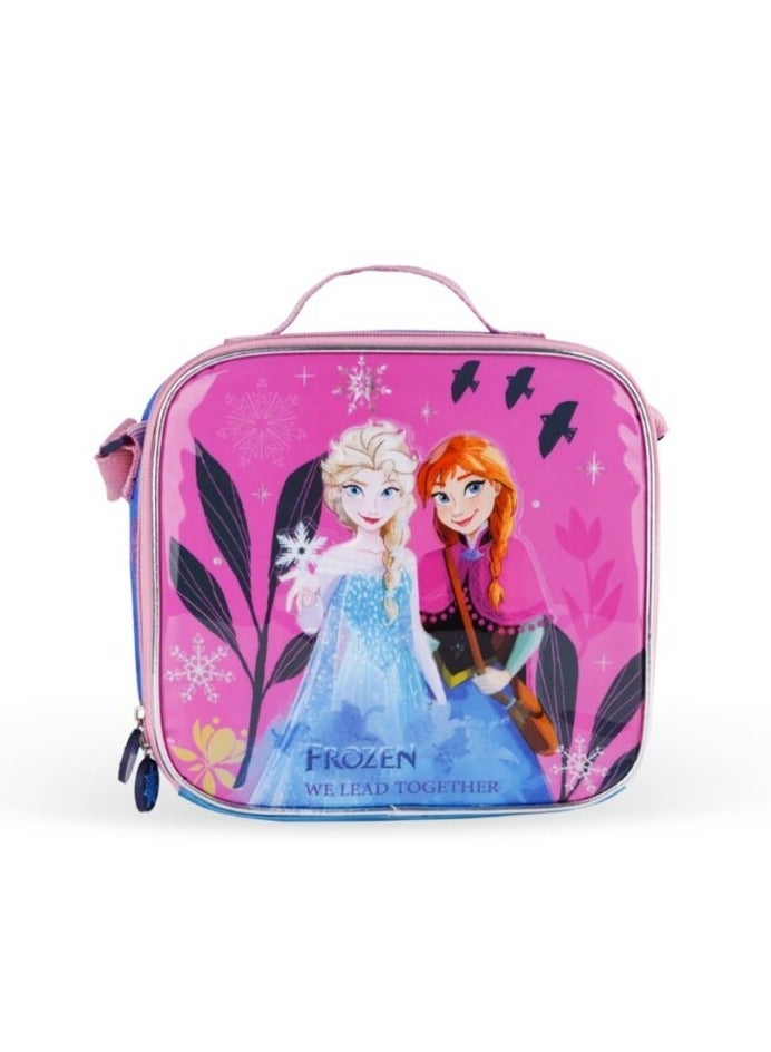 Disney FROZEN 3in1 3D Disney Frozen Printed Backpack  Large Capacity Trolley School Bag With Lunch Bag & Pencil Bag  Water Resistant, Perfect for Girls Ages 3-8 - Image 3