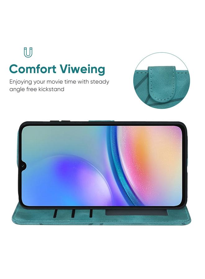 S-TOP Case For Samsung Galaxy A05s Skin Feel Geometric Lines Leather Phone Case - Image 4