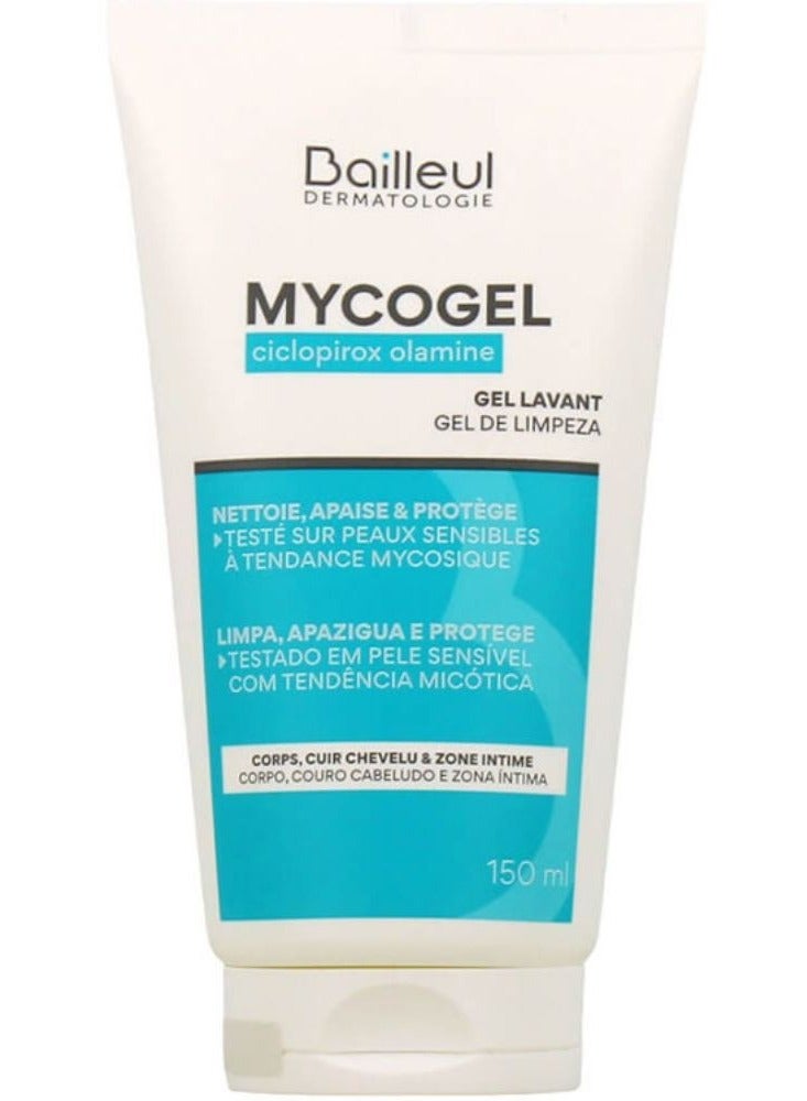 Biorga Mycogel Foaming Cleansing Gel for Sensitive Skin 150ml - Image 1