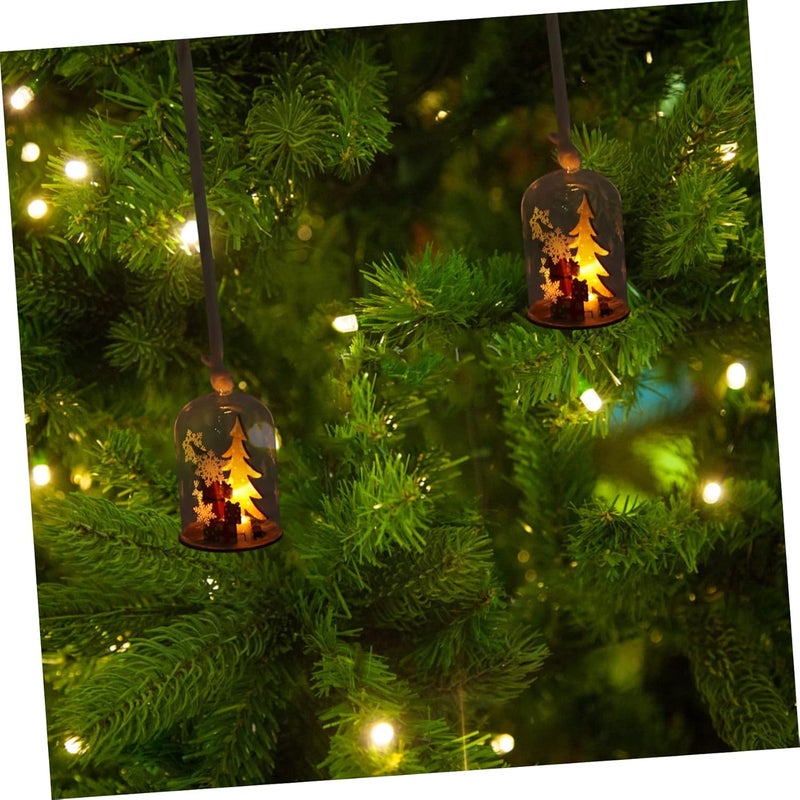 klarako 1pc Christmas Hanging Night Lamp LED Decorative Light Home Decor Creative Adornment Atmosphere Xmas for - Image 2