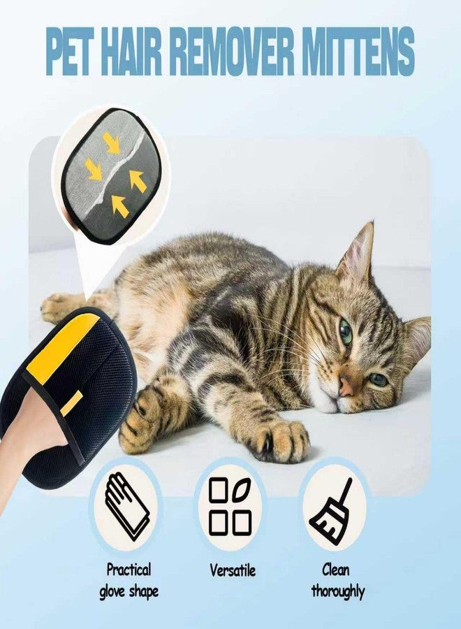 2026 Upgraded Pet Hair Remover Electrostatic Gloves (Orange) - Image 5