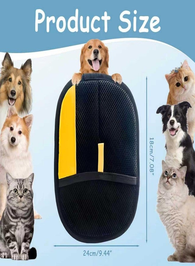 2026 Upgraded Pet Hair Remover Electrostatic Gloves (Orange) - Image 2