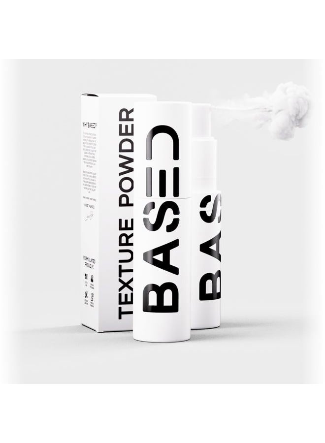 Based Bodyworks بودرة تصفيف الشعر من BASED، خفيفة الوزن ومانحة للحجم مع لمسة غير لامعة، تضيف قوامًا للشعر مع تثبيت متوسط، الأفضل للشعر القصير إلى المتوسط، (1.69 أونصة زجاجة، عبوة من 1) - Image 1