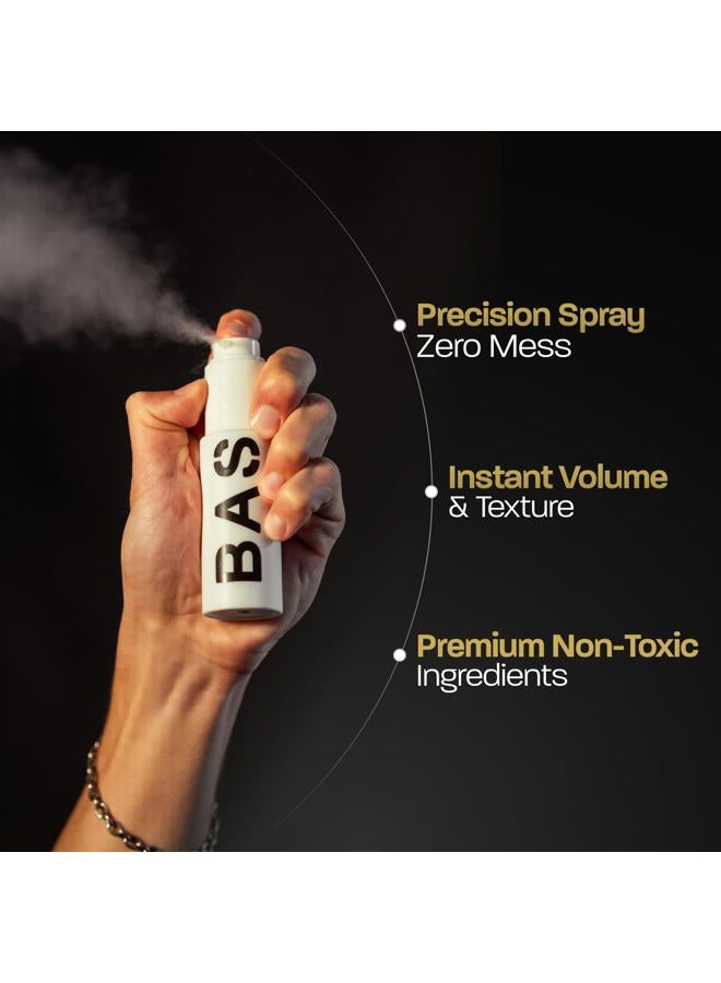 Based Bodyworks بودرة تصفيف الشعر من BASED، خفيفة الوزن ومانحة للحجم مع لمسة غير لامعة، تضيف قوامًا للشعر مع تثبيت متوسط، الأفضل للشعر القصير إلى المتوسط، (1.69 أونصة زجاجة، عبوة من 1) - Image 3