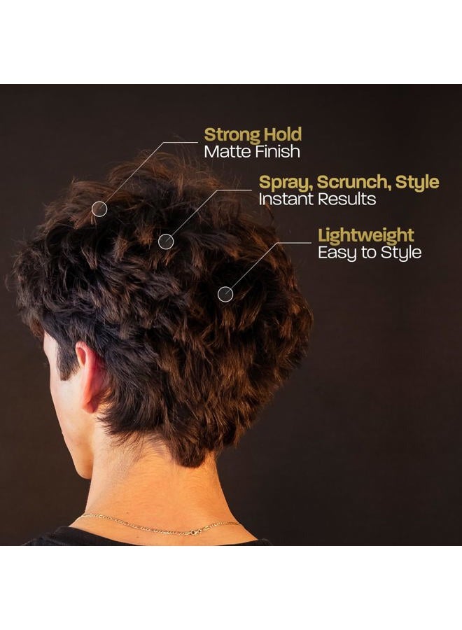 Based Bodyworks بودرة تصفيف الشعر من BASED، خفيفة الوزن ومانحة للحجم مع لمسة غير لامعة، تضيف قوامًا للشعر مع تثبيت متوسط، الأفضل للشعر القصير إلى المتوسط، (1.69 أونصة زجاجة، عبوة من 1) - Image 4