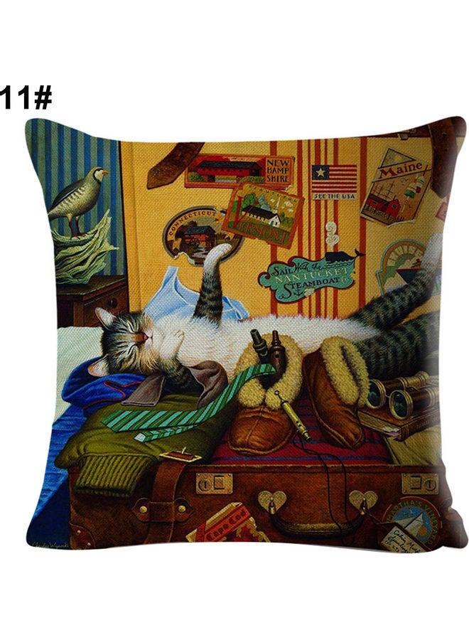 نيبمينينت غطاء وسادة ديكور بطبعة متعدد الألوان