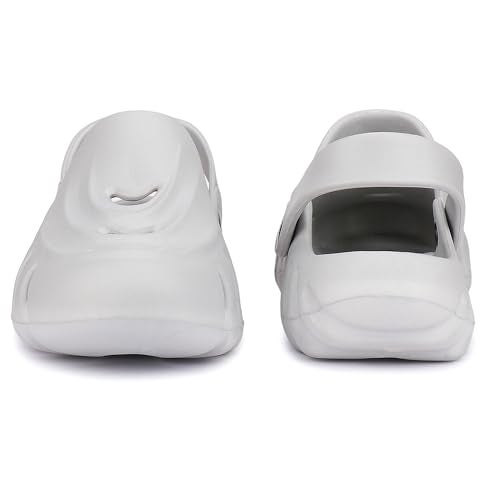 BERSACHE Lightweight Stylish Fashionable Clogs For Men (Grey),9 UK - Image 3