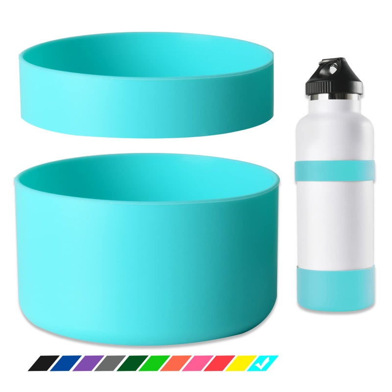 Greant Double Protective Water Bottle Boot compatible with Hydro Flask, Silicone Flex Boot compatible with Hydroflask Boot, Universal Anti-Slip Bottle Sleeve, 3 Sizes to Choose - Image 1