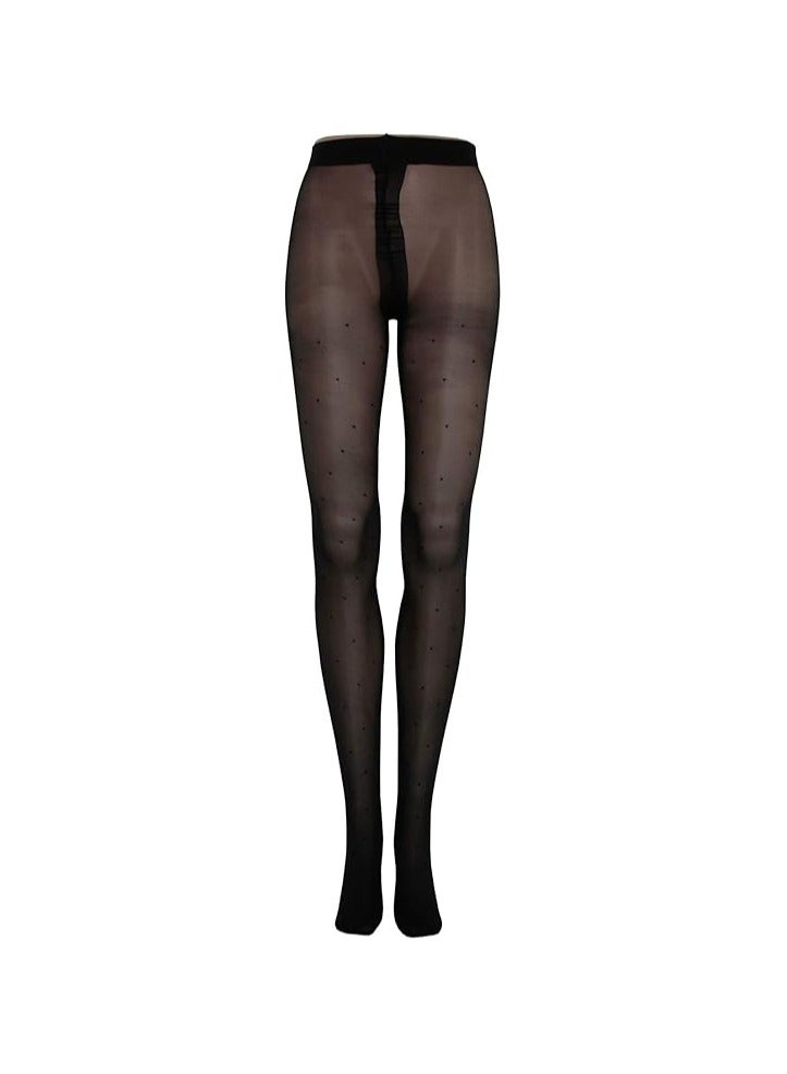 Marie France Victoria - Premium Quality Tights for Women | Size Extra Large | Black - Image 2