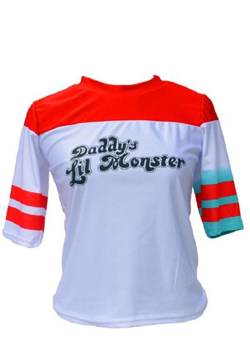 9pcs Costume Suicide Squad Harley Quinn suicide squad Harley Quinn cosplay costume - Image 2
