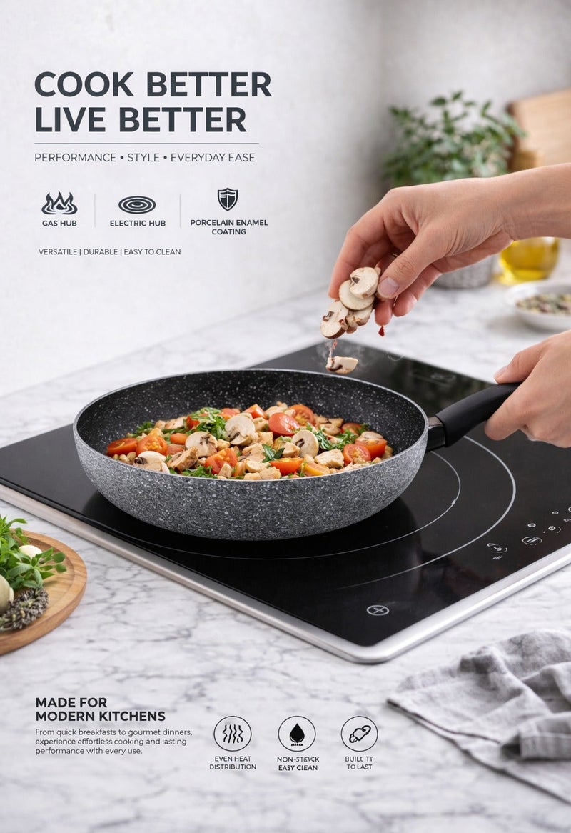 Rossetti Elementi Natura Stir Fry Wok (24cm) - Image 2