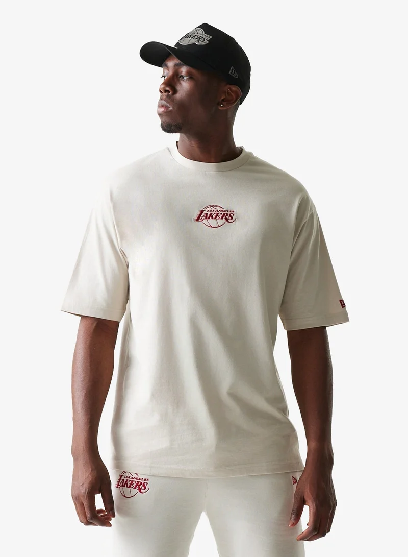 NEW ERA Los Angeles Lakers Nba Le Oversized T-Shirt