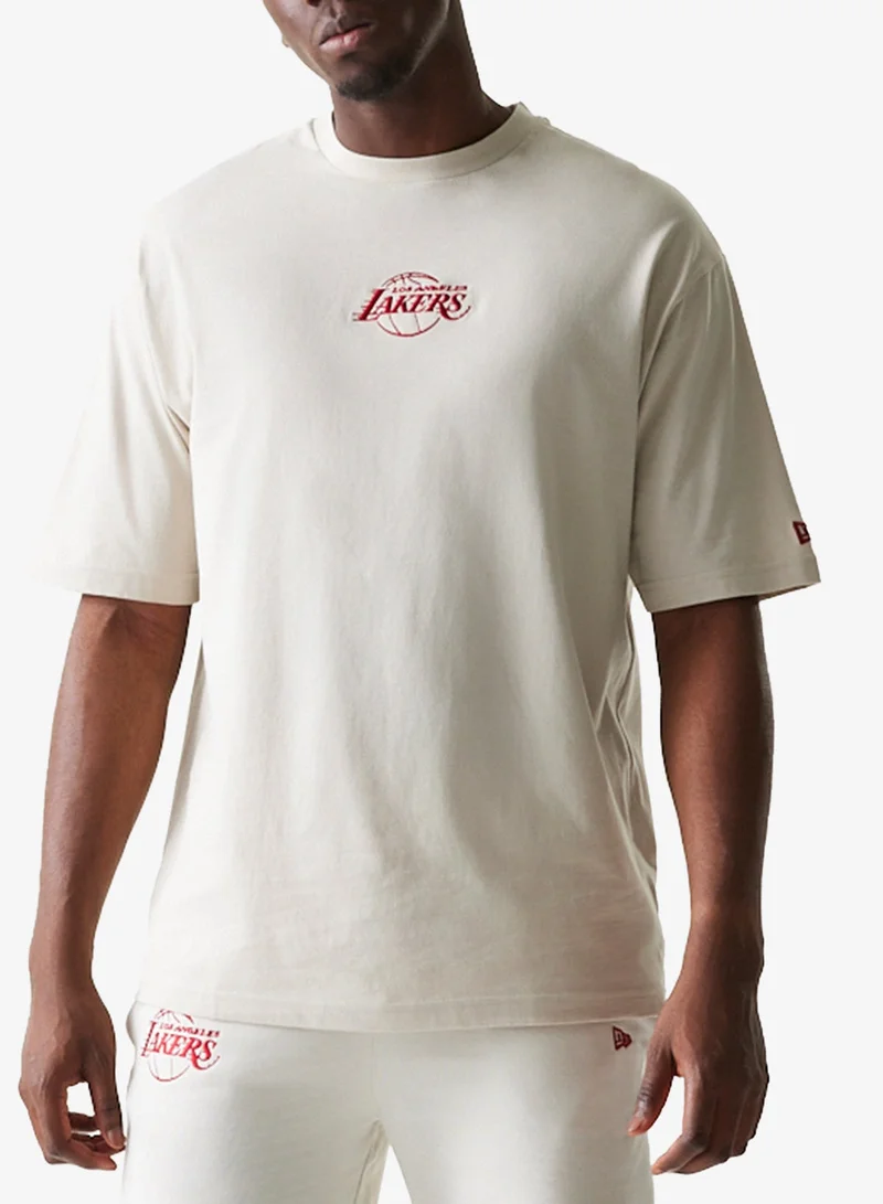 NEW ERA  Los Angeles Lakers Nba Le Oversized T-Shirt  | Best Price UAE