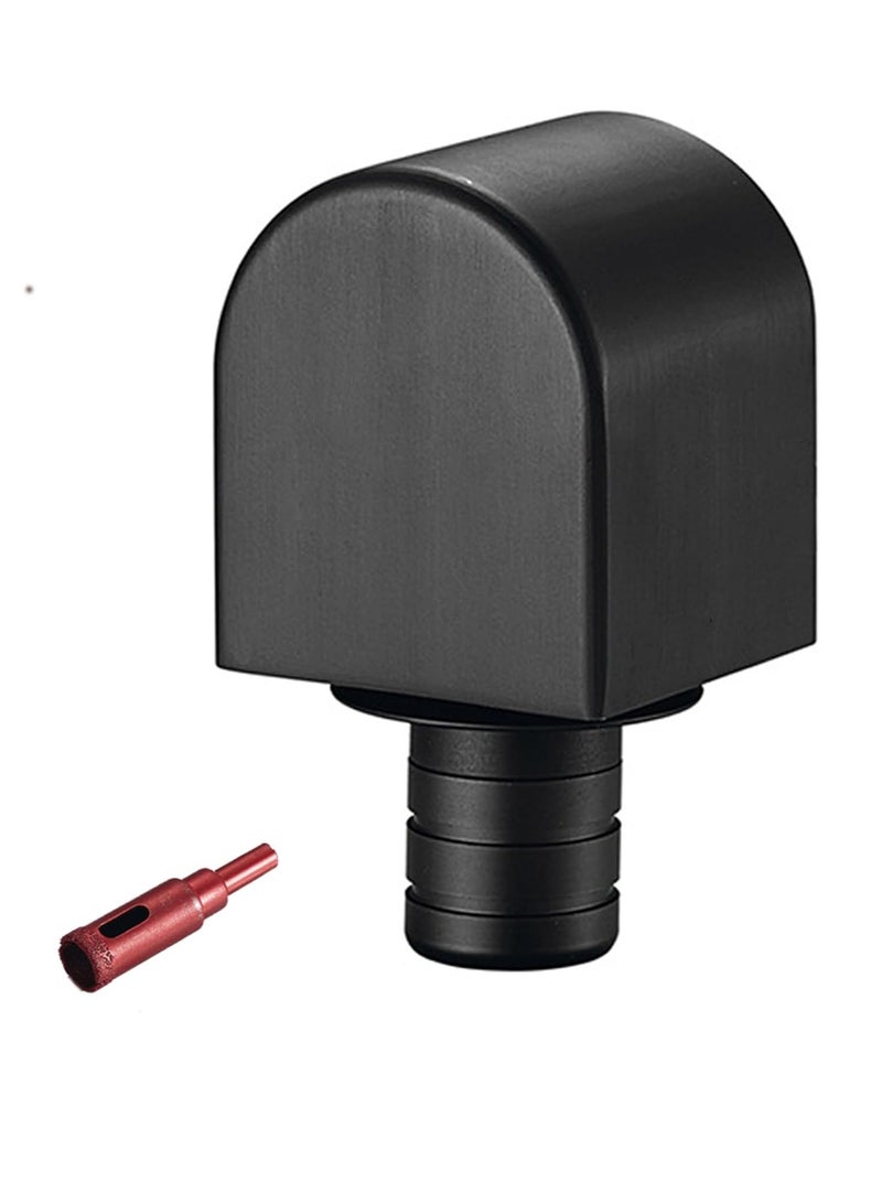 general Aluminum door stop, invisible silent magnetic door stop, modern wall protector, ground-mounted magnetic door stop, used to keep the door open - Image 1