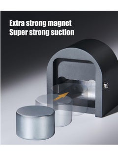 General Aluminum door stop, invisible silent magnetic door stop, modern wall protector, ground-mounted magnetic door stop, used to keep the door open  - Image 2