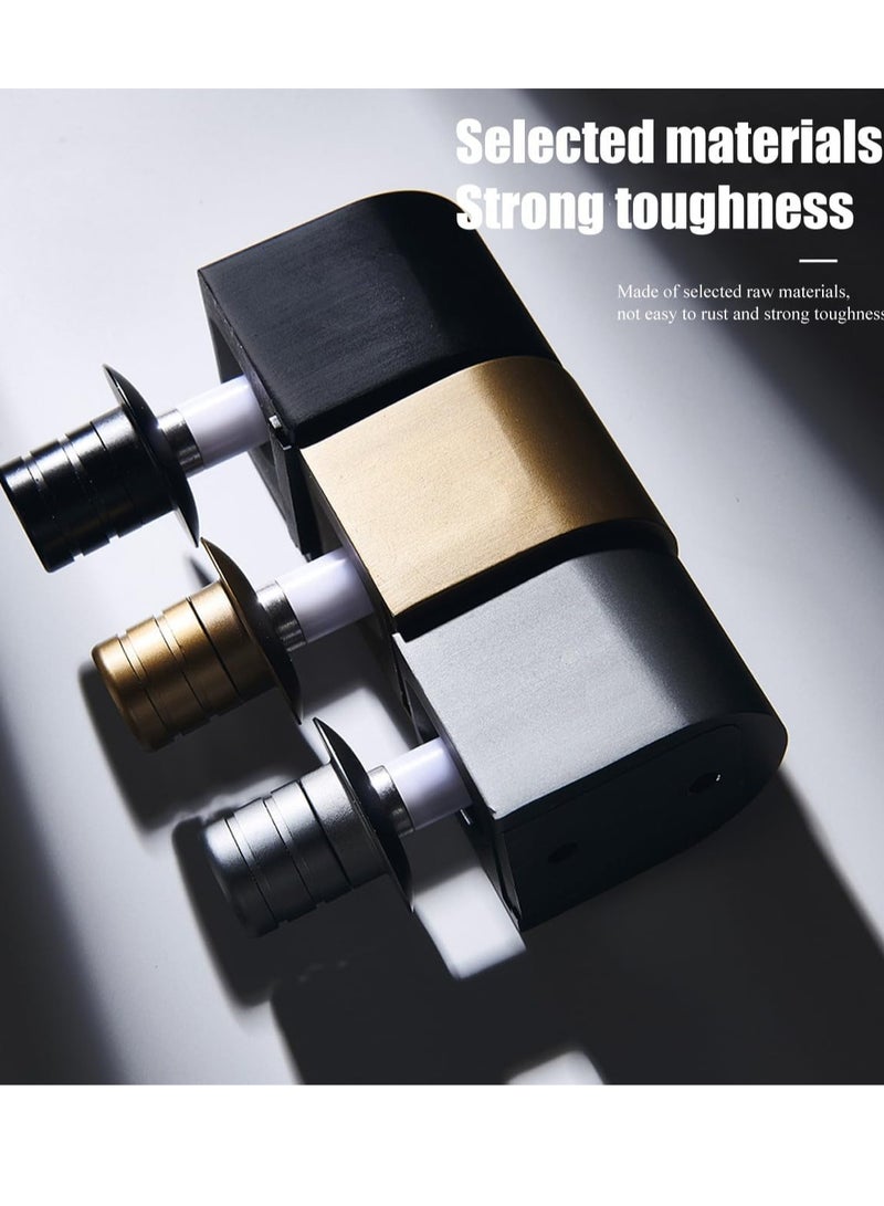 general Aluminum door stop, invisible silent magnetic door stop, modern wall protector, ground-mounted magnetic door stop, used to keep the door open - Image 5