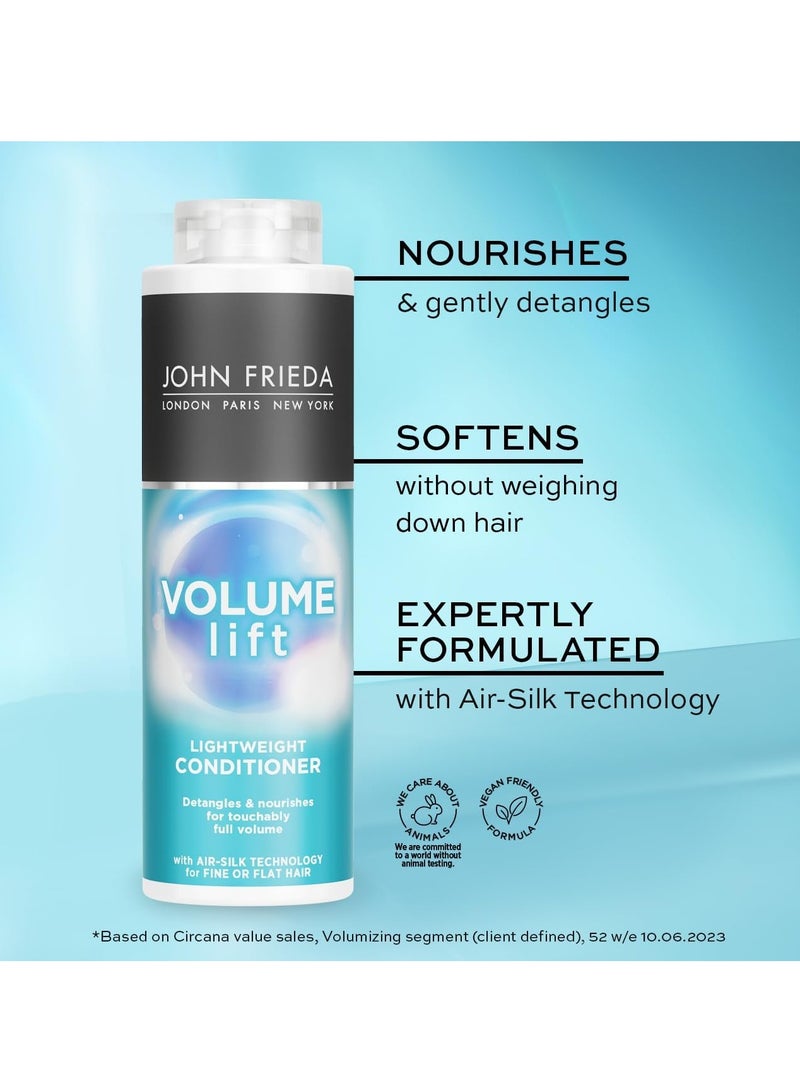 جون فريدا بلسم رفع الحجم خفيف الوزن 500 مل بلسم للشعر الرقيق المسطح حزمة قيمة - Image 2