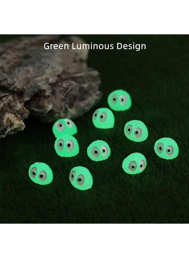 Mini Luminous Black Elf Fairy Garden Accessories, Black Briquettes Figurines for Fairy Garden Decor, Bonsai Craft Decor,10 PCS  - Image 4