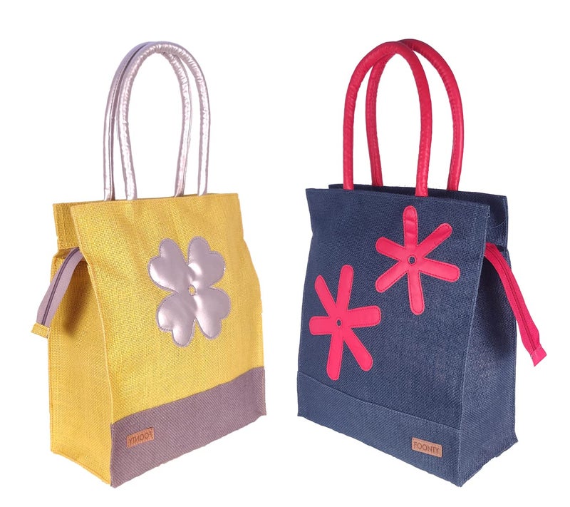 FOONTY Daily Use Tote Bag/Grocery Bag/Gym Bag/Lunch Bag(MultiColor,FAB-33B) - Image 5