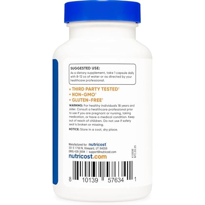 Nutricost Red Clover Blossoms Supplement 120 Capsules for 120 Servings Per Bottle - Red Clover Extract, Vegan - Image 4