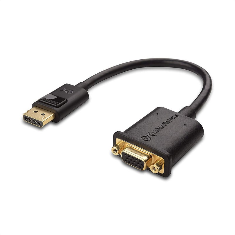 Cable Matters DisplayPort to VGA Adapter (DP to VGA Adapter) - Image 1