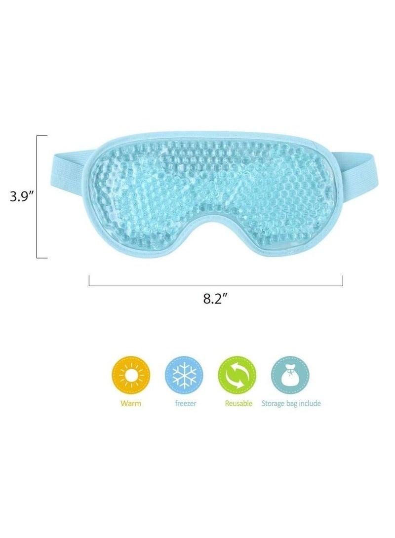KENSON Eye Mask Reusable Cold and Hot Gel Eye Mask Sleeping for Dark Circles and Puffiness  - Image 2