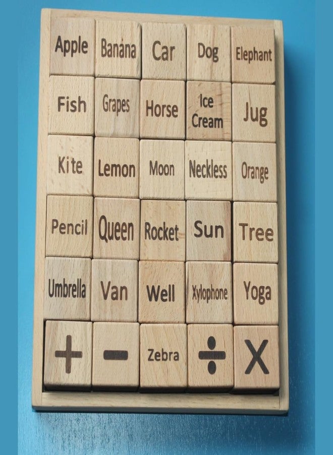 Beebox Wooden Learning Education Game for Kids,Activity Toys for Toddlers & Preschoolers - Fun with Alphabets,Numbers,Spelling & Animals - Image 3