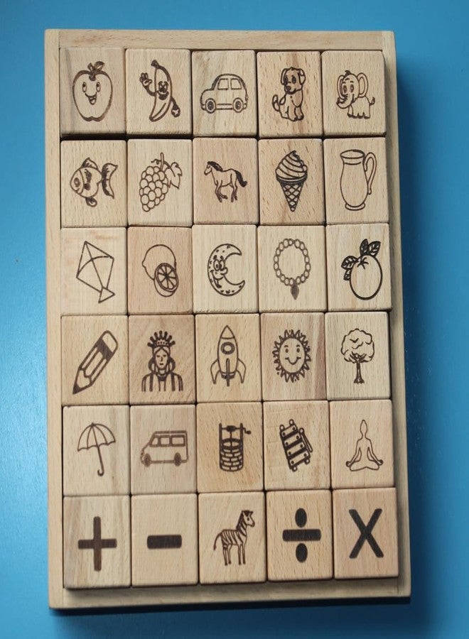 Beebox Wooden Learning Education Game for Kids,Activity Toys for Toddlers & Preschoolers - Fun with Alphabets,Numbers,Spelling & Animals - Image 5