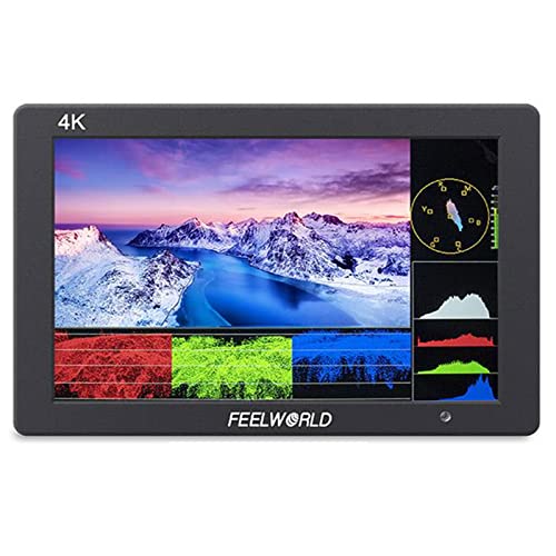 FEELWORLD T7 Plus 7 3D LUT OnCamera Field Monitor with 4K HDMI InputOutput IPS 1920x1200 Rugged Aluminum Housing - Image 1