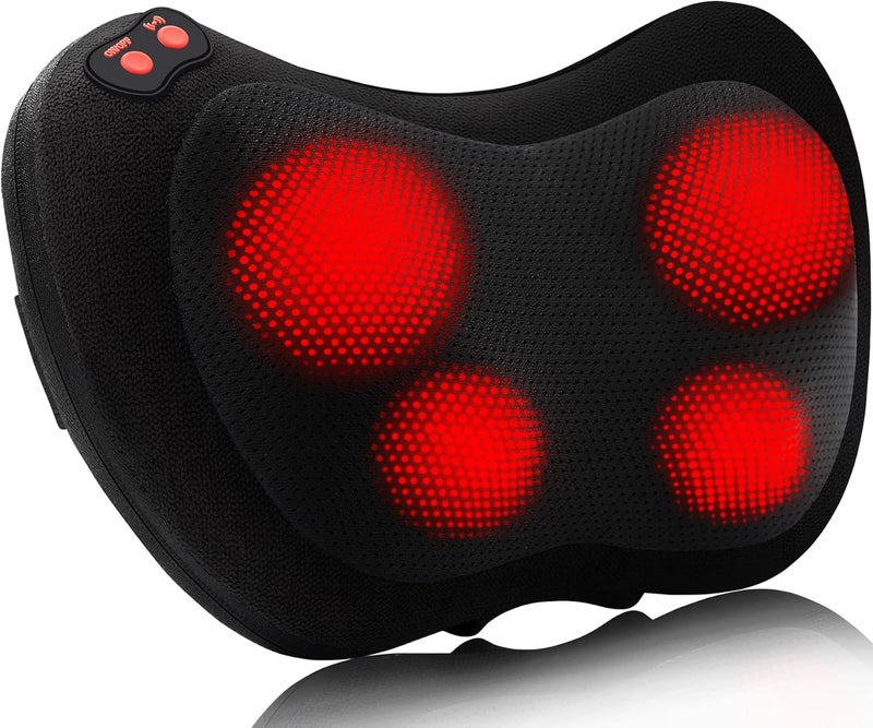 Papillon Back Massager,Shiatsu Neck Massager for Pain Relief,Electric Shoulder Foot Massage Pillow with Heat,Gifts for Mothers Day,Christmas Gifts for Women/Men,Deep Tissue Kneading for Waist,Legs - Image 1