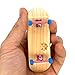 Teak Tuning 32mm Pro Fingerboard Complete Fully Assembled with Pro Level Components Pro Shaped Wooden Deck 32x97mm UltraSpin Bearing Wheels Prodigy Gen2 Trucks Cotton Candy - Image 3