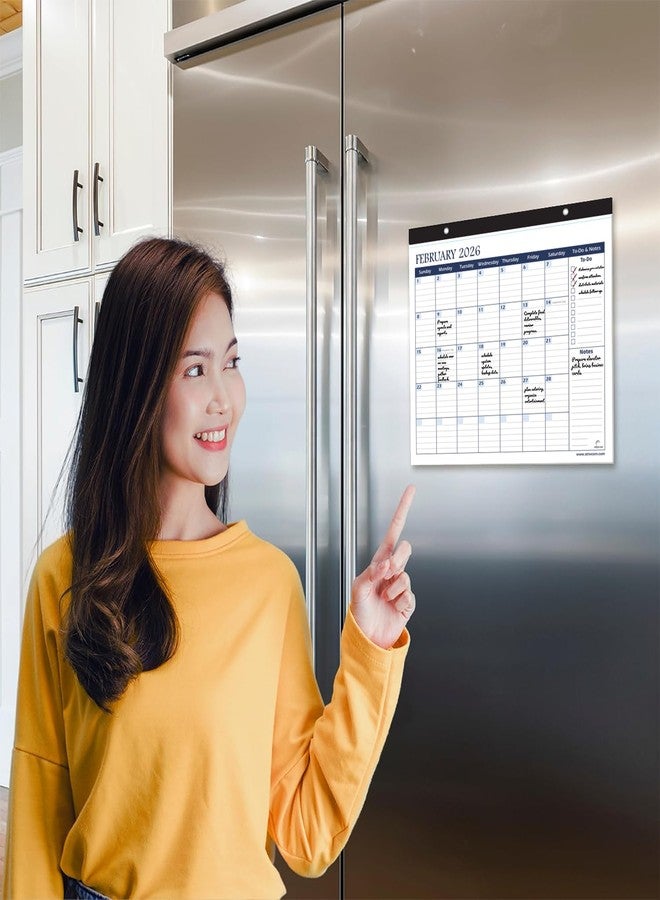 STRIVE ZEN 2026 2027 Refrigerator Calendar by StriveZen, Magnetic, Monthly, January 2026 -December 2027, Strong Magnets for Fridge, 10x10 Inch, Academic, Teacher, Busy Mom, Home-Office, Minimalist, 24 months - Image 2
