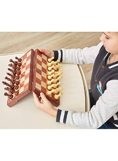 Folding Magnetic Travel Chess Set With 2 Portable Bags For Pieces Storage, Lightweight For Easy Carrying (12.4 X 10.6 Inches), Gift For Chess Lovers And Learners - pzsku/ZAD6FD3BFE479003115E5Z/45/_/1651722925/a0373904-29a5-49e2-9b93-83d07dc1898b