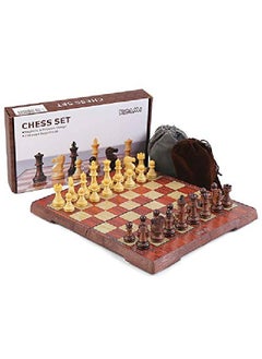 Folding Magnetic Travel Chess Set With 2 Portable Bags For Pieces Storage, Lightweight For Easy Carrying (12.4 X 10.6 Inches), Gift For Chess Lovers And Learners - pzsku/ZAD6FD3BFE479003115E5Z/45/_/1651722925/c389d547-60c7-4772-96e5-64ea3514854d