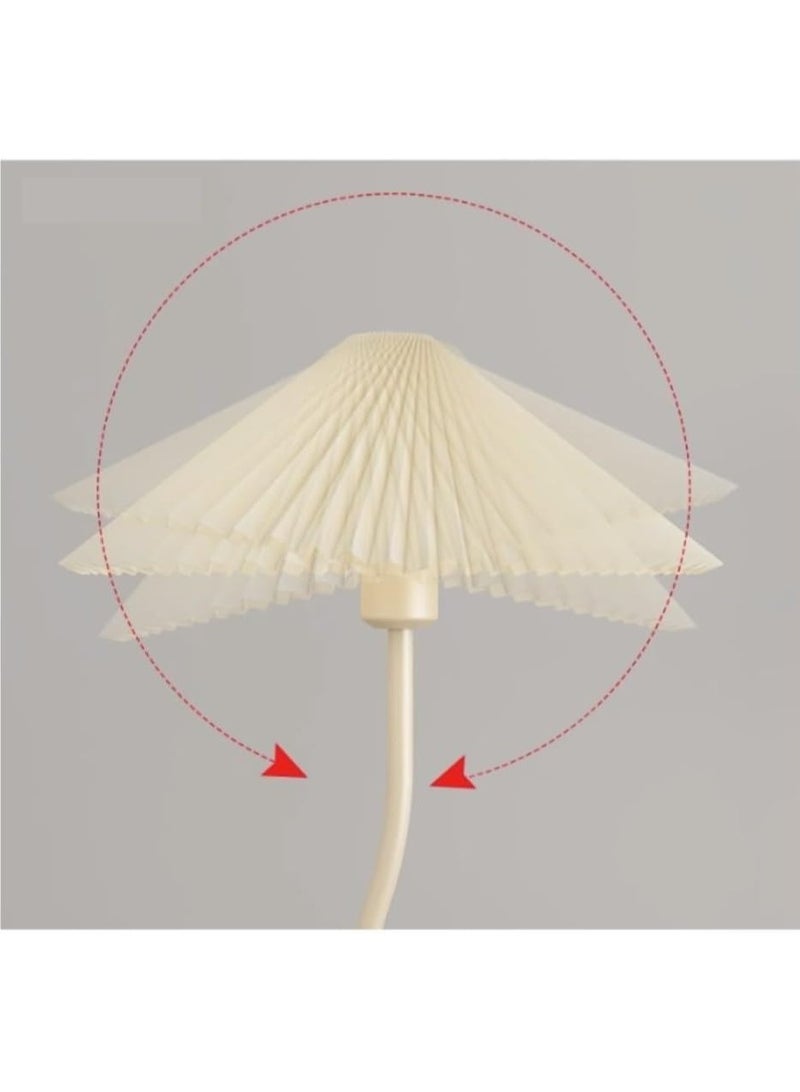 DubaiGallery French Style Creamy Style Floor Lamp Living Room Bedroom Bedside and Sofa Side Coffee Table Silencer Artistic Atmosphere Fancy Table Lamp - Image 4