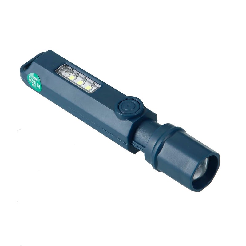 Mz MZ M253 Rechargeable LED Torch 10W Laser LED 3 SMD 500 mAh Battery Blue  - Image 2
