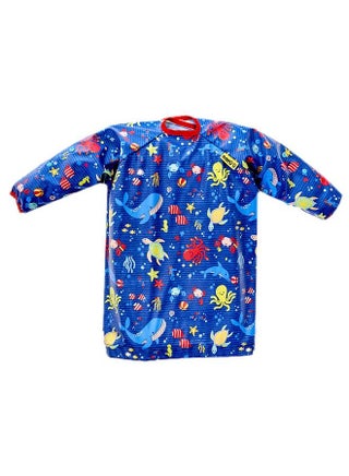 Longsleeve Coverall Weaning Bib Oceans Of Fun Dark Blue - pzsku/ZAD6FEAF18568A49FF0E0Z/45/_/1692272303/3df4edd4-5753-4fd4-86b1-df8edaa7ac9d