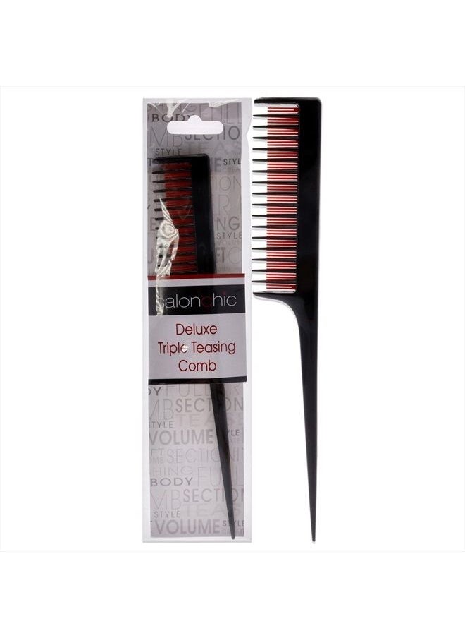 Salonchic Deluxe Triple Teasing Comb Comb Unisex 1 Pc  - Image 1