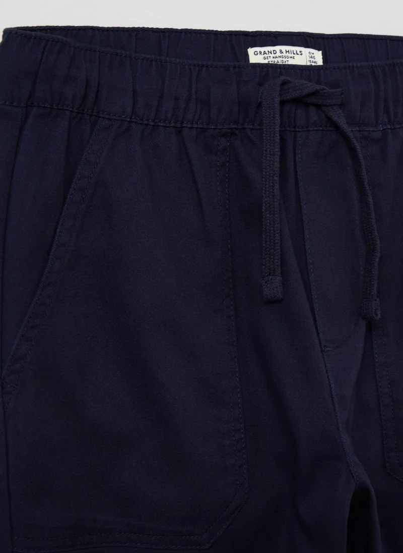 Ovs Jogger Trousers In  With Drawstring