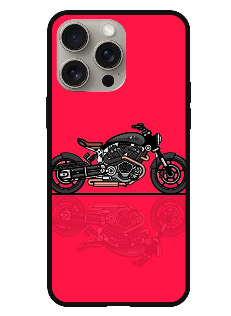 Theodor Protective Case Anti Scratch Shock Proof Bumper Cover For iPhone 15 Pro Max Sports Bike - Image 1
