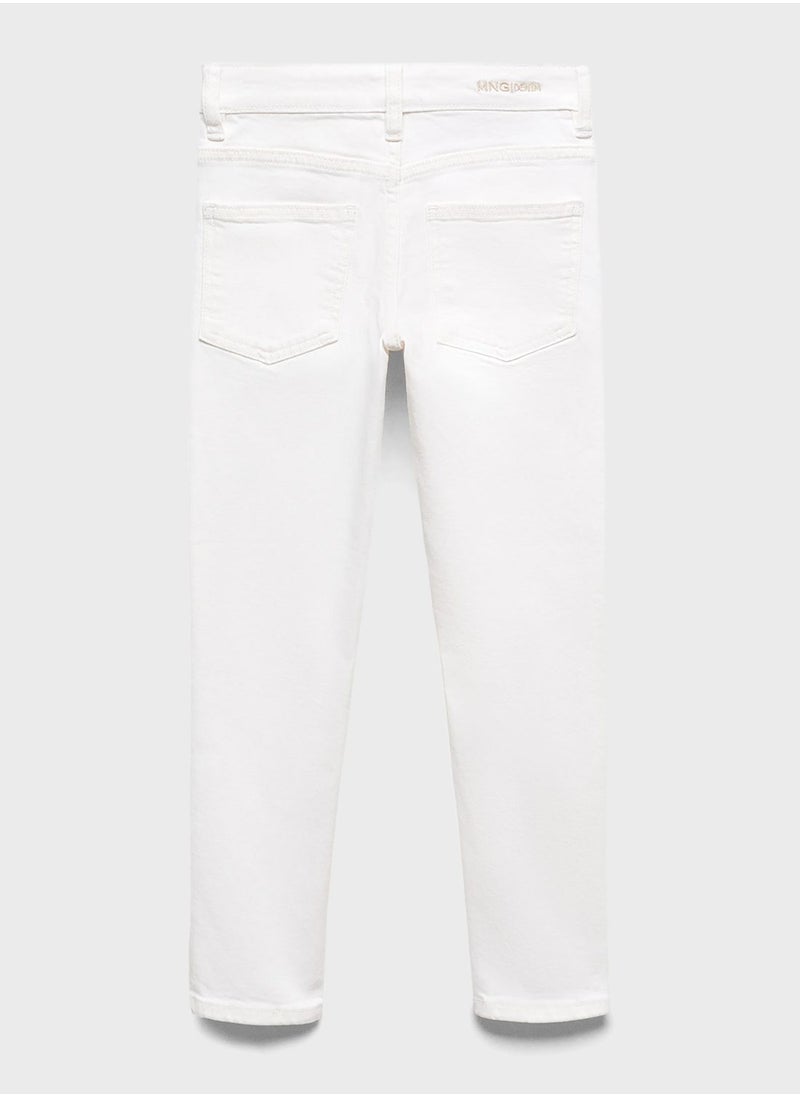 MANGO - Kids Regular Fit Jeans - Image 1